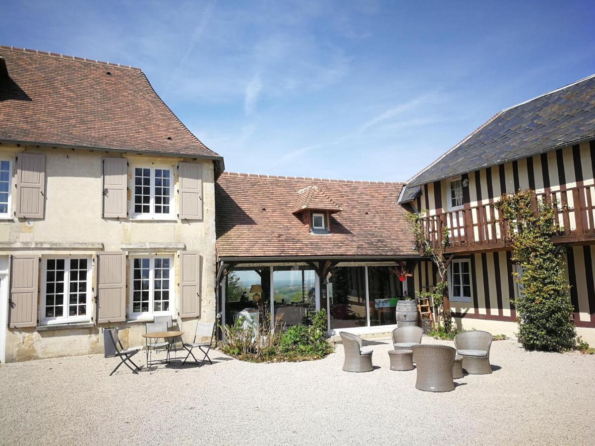 Les Marronniers Hotel Cambremer Bagian luar foto