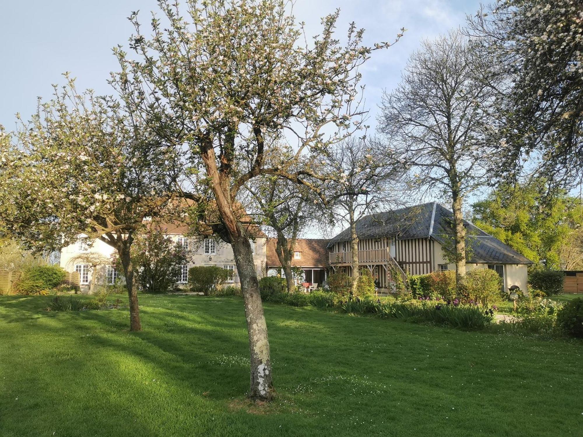 Les Marronniers Hotel Cambremer Bagian luar foto